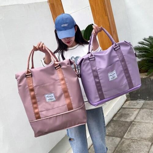 Fashion Fitness Yoga Travel Tote Unisex Large Capacity Zipper Woman Travel Tote Waterproof 9 Colors Single Shoulder Travel Bag