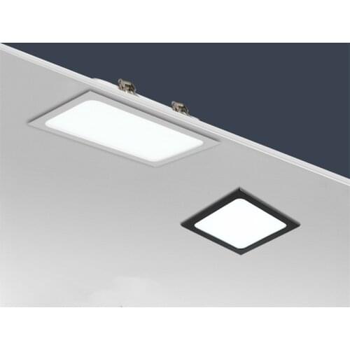 1 panel embedded LED downlight 12W 18W 24w square LED spotlight LED ceiling light AC110V 220V