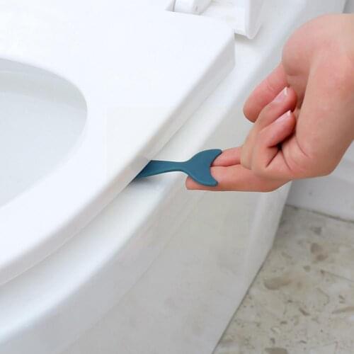 1pc New Fishtail Toilet Seat Cover Lifter Sanitary Lid Lift Handle Closestool Device Lifting Seat Supply Bathroom Toilet S5U7
