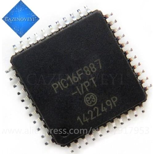 2pcs/lot PIC16F887-I/PT PIC16F887 16F887 TQFP-44 In Stock