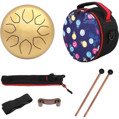 6 Inch 8 Tone C Key Buddhist Chanting Sound Healing Meditation Singing Drum music instrument Drum accessories Gifts