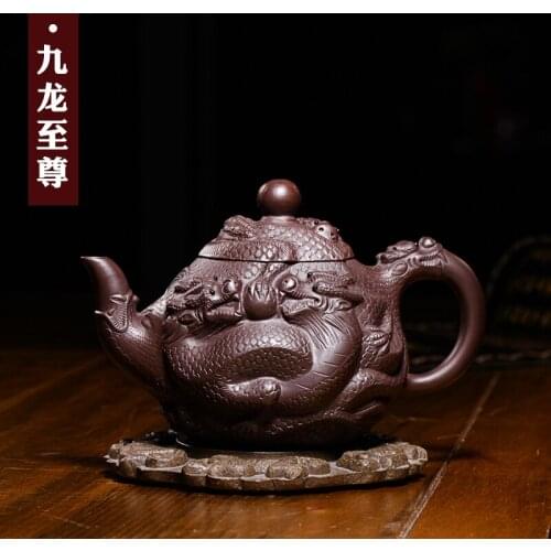 Authentic yixing ores are recommended by the pure manual purple clay gift teapot tea service supreme, Kowloon