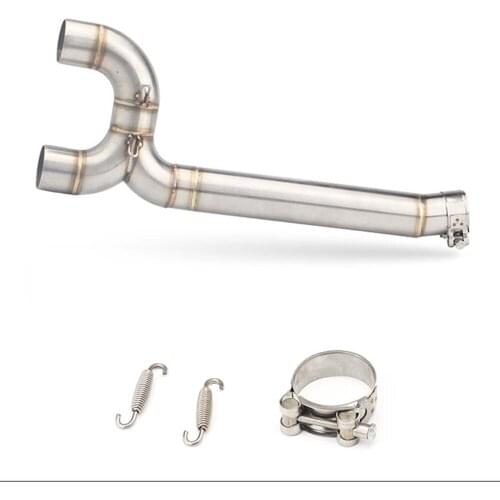 Free Shipping FZ6 FZ6N S2 FZ6S Fazer 600 Motorcycle Exhaust Muffler Pipe Middle Pipe For Yamaha FZ-6N FZ-6S FZ6 Exhaust