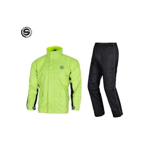 Free shipping NEW SFK Motorcycle Waterproof Raincoat Motocross Riding Ventilate Sports Raincoat Rain Pants Suit