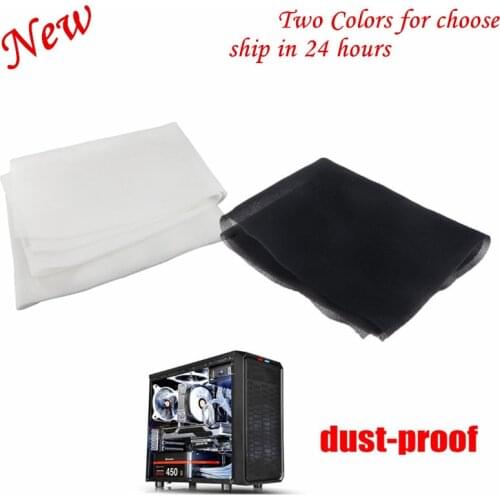 OOTDTY 500x400x3/5MM Computer Filter Mesh PC Case Fan Cooler Dustproof Cover Sponge