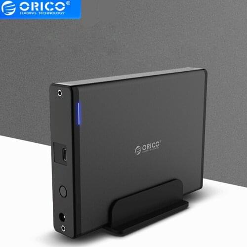 Orico HDD Case 3.5-inch Computer External Type-c Sata Serial Universal Mobile Hard Disk Case For Mechanical Hard Disk and SSD