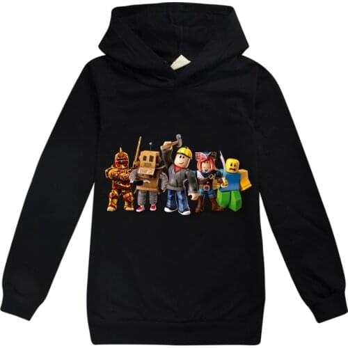 MINECRAFT Children T-Shirts Boys Kids Autumn Kids Girls Tops 3-16 Years Children Clothes Cartoon Hooded