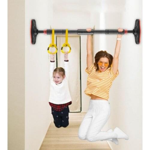 Punch-free childrens horizontal bar fitness equipment high load-bearing indoor rings stretcher solid durable sports device