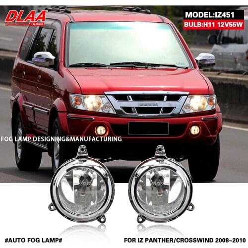 DLAA For Panther Crosswind 2008 2009 2010 Front Fog Lights Car Styling Spot Light Fog Lamps With Switch - 1 Pair