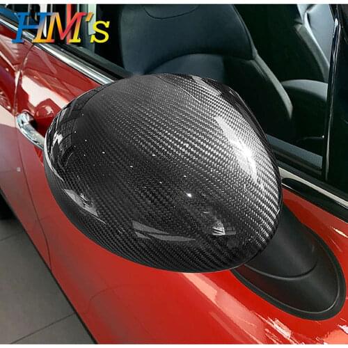 For MINI Cooper Countryman F60 F54 F55 F56 2012-2018 Carbon Fiber Left Drive Cars Rear View Rearview Mirror Shell Sticker Cover
