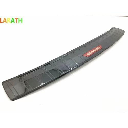 For Skoda Karoq 2017 2018 Stainless Steel Black Car Rearguards Trunk Exterior Rear Tail Box Bumper Pedal Plate Car Styling