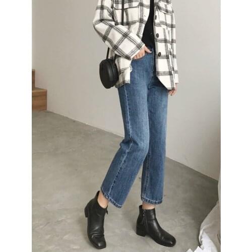 New Style Pregnant WOMENS Jeans Spring Eight Outerwear Straight-Cut Pregnant WOMENS Pants