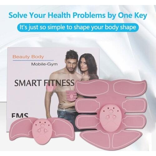 Electric Smart EMS Muscle Stimulator Hips Trainer Wireless Buttocks Abdominal ABS Stimulator Fitness Body Slimming Massager Knit