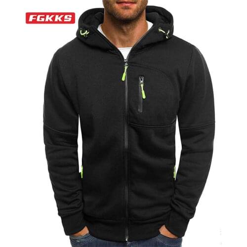 FGKKS Men's Zip Hoodies