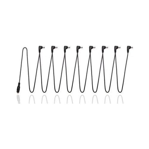 Guitar Effect Elbow Topology power cable 1 female to 6/8 male