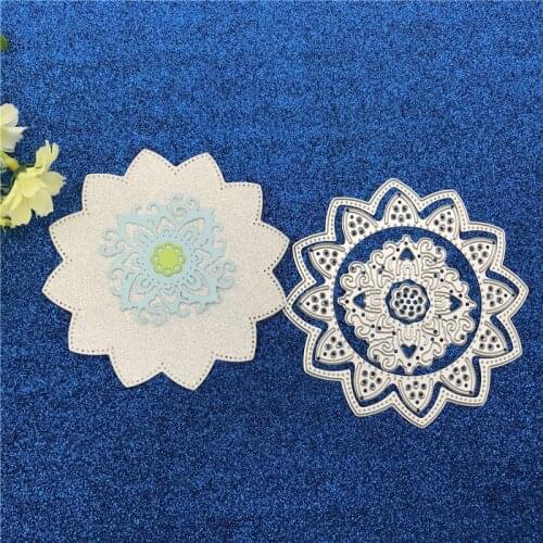 Metal Cutting Dies Flower Doily Stencil for DIY Scrapbooking Album Embossing Paper Cards Decorative Crafts Die Cuts
