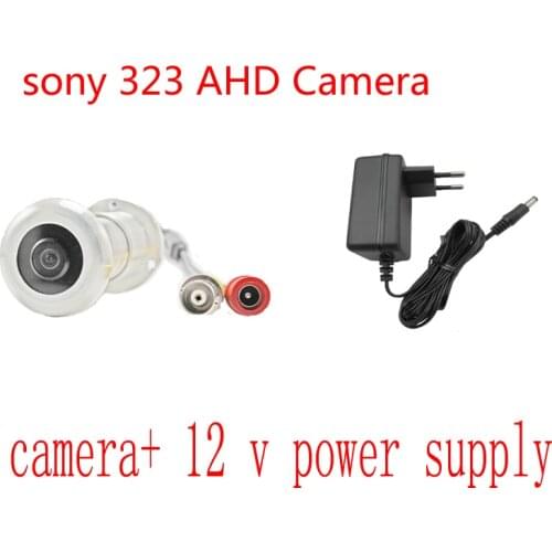 Mini Home Video Peephole Door Hole Camera1080P HD Door Eye CCTV AHD SONY323 Chip 2MP Star Light 0.001 Lux Wired Security Camera