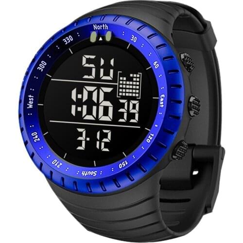 Fashion outdoor sports watch multifunctional waterproof luminous electronic watch men and women birthday gifts Christmas