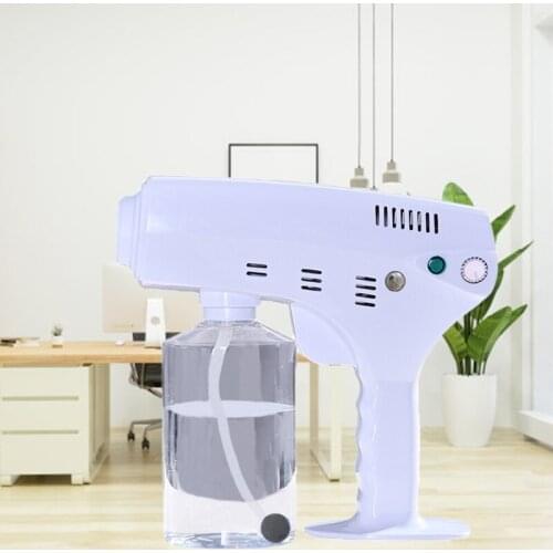 2021 New Rechargeable Wireless Household Handheld Nano Atomizer Blue Ray Anion Sprayer