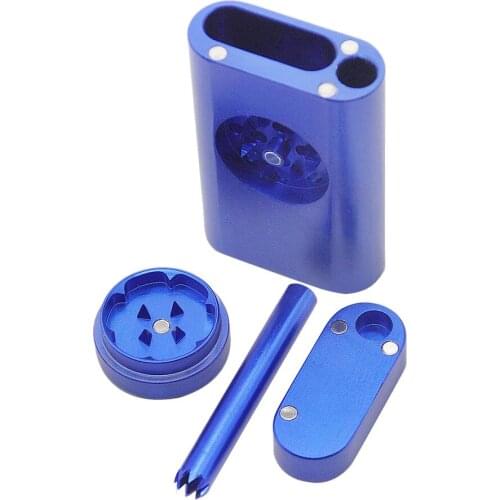 New Portable Tobacco Grinder Metal DIY Cigarette Making Tools Multi Color Smoking Pipe For Smoking Holder Accessories Men Gifts