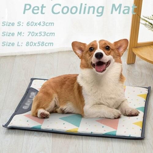 Dog Cooling Mat Soft Summer Refreshing Blanket For Dogs Cats Pet Blanket Dog Cushion Carpet Self Cooling Mat Dogs Accessories