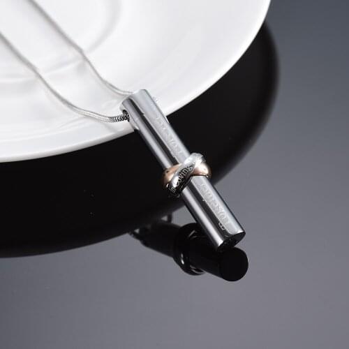 XWJ0628 Mixed order stainless steel cremation necklace