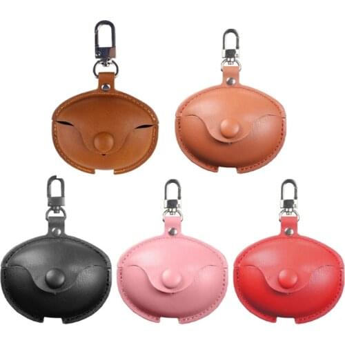P82F Simplicity Protective Cover Shell Long Time Use Leather Case for HUA-WEI FreeBuds 4i Earphone