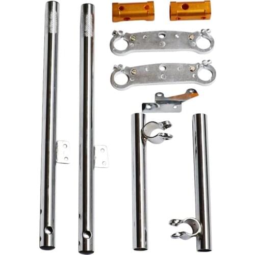 Motorcycle Front Forks Shock Shocks Suspension Fork Front Assy Assembly For Super Dirt Mini Bike 47cc 49cc 2 Stroke