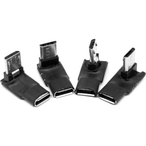 90 Degree USB Left & Right Angled Micro 5pin Female to Micro USB Male Data Adapter To Mini USB Connector Plug Micro USB