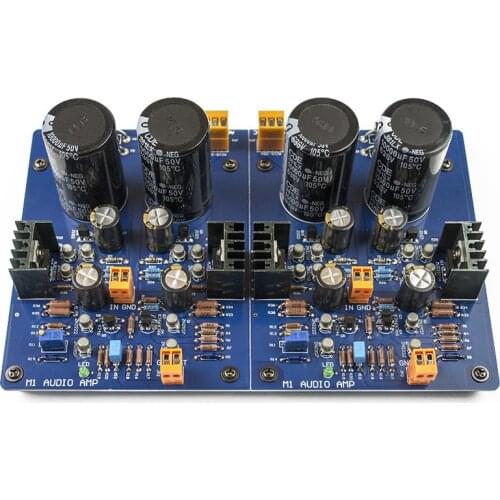 M1 (HI-END) pre-amplifier power amplifier board, magnification: 6 times, frequency response: 0-100KHz ±1dB, distortion