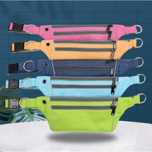 Outdoor Portable Dog Treat Bag Pet Outdoor Training Aid Bag Poop Bag Food Holder With Adjustable Waist Belt Pet supplies