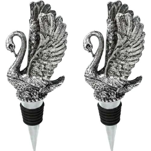 Christmas Wine Bottle Beer Metal Stopper Corks Plug for Wedding Silver