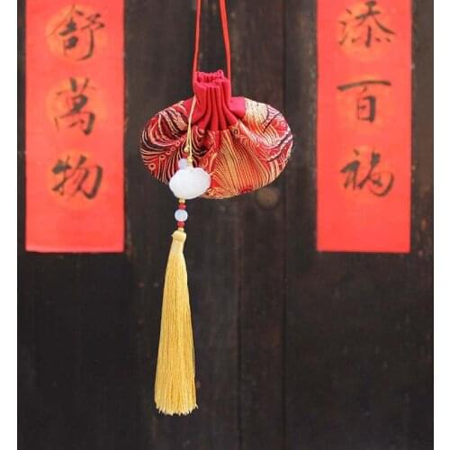 Sachets Cross Stitch Embroidery Ombre Flowers Finished Product Protective Talisman Stitching Craftwork Christmas Home Decoration