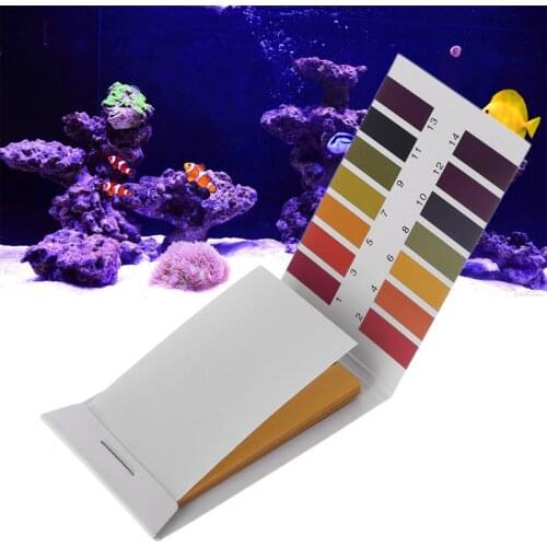 1-14 PH Tropical Aquarium Cold Water Fish Tank Testing Kit 80 Test Paper