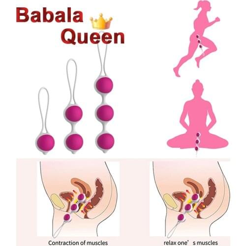 Safe Silicone Smart Ball Vibrator Kegel Ball Ben Wa Ball Vagina Tighten Exercise Machine Sex Toy for Women Vaginal Geisha Ball