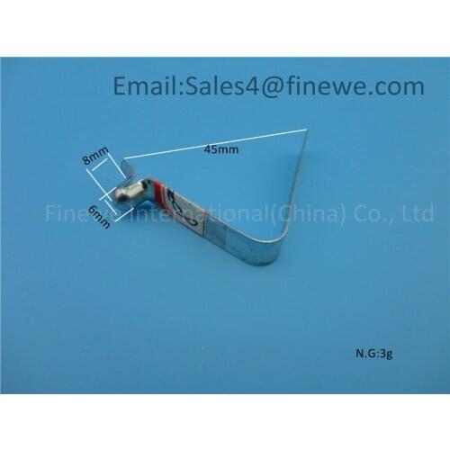 Manufacturer custom zinc plated v shape tubing spring clips clamps for 25mm tube #8