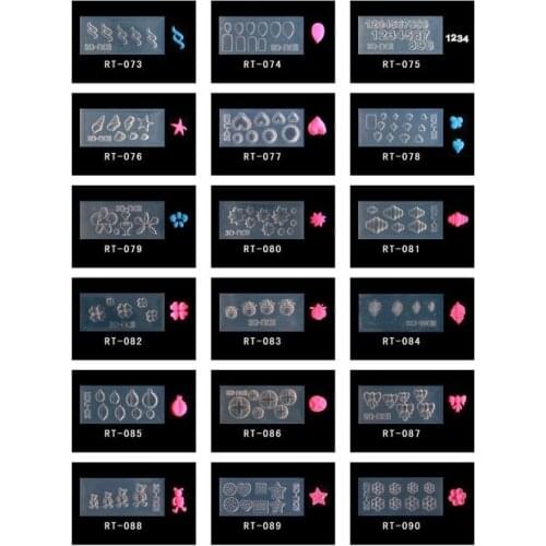 1PC Nail Art Acrylic Mold Acrylic powder mold nail art RT073-RT90