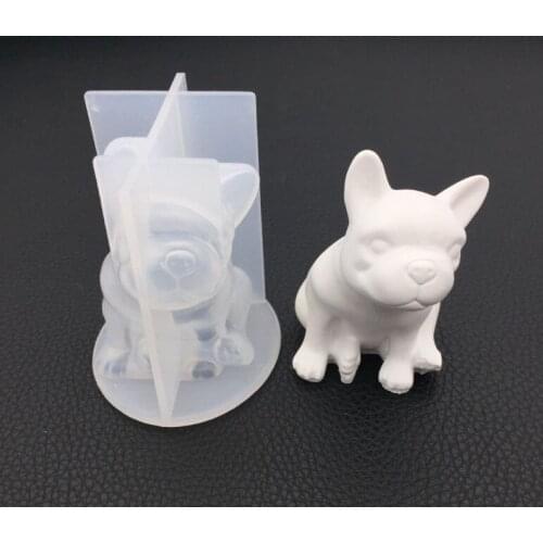 1pcs Dog Silicone Gypsum Mold/Aromatherapy Mold/DIY Ornament Mold