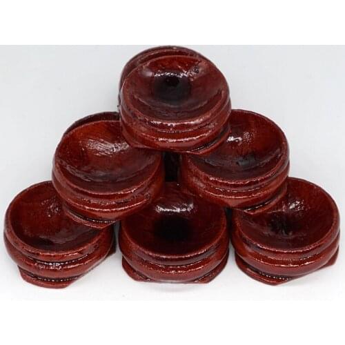 10Pcs New Hard Wood Crafted Stand For Globe Sphere Ball & Egg (12x29MM)