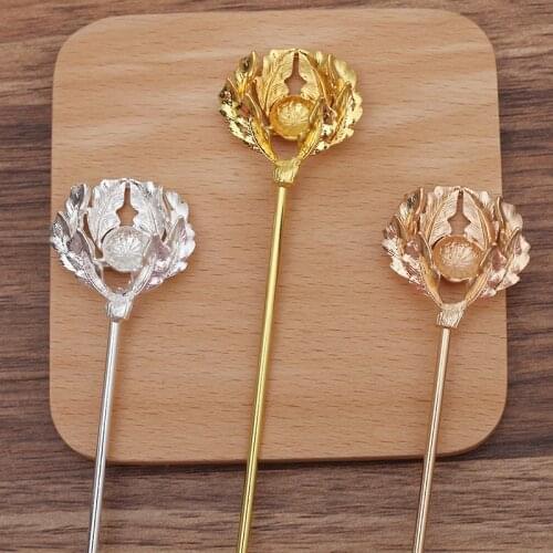 5 Pieces Vintage Hair Sticks Hairpins Hair Clip Diy Wedding Hair Accessories Jewelry Making