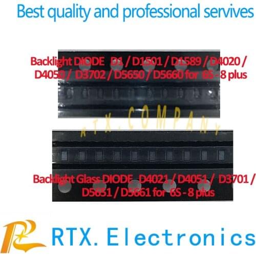 50sets(100pcs) Backlight Glass Diode for IPhone 7 backlight solution D4020/D4050/D3702/D5650/D5660+D4021/D4501/D3701/D5651/D5661