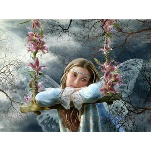 DIY Diamond embroidery butterfly fairy square diy 5d diamond painting cross stitch sets embroidery beading handmade hobby crafts