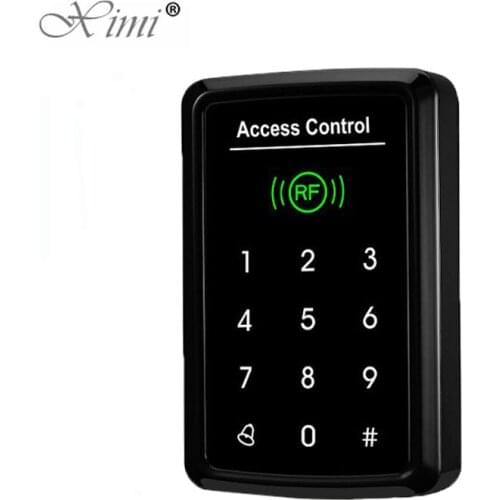 Free Shipping 125KHZ Smart Card Access Control System Touch Keypad Password Door Control Card Reader With 10pcs RFID Card Key