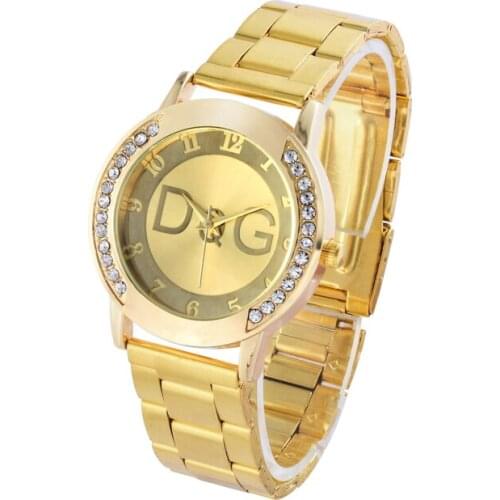 Kobiet Zegarka 2018 Fashion Dress Quartz Watch Relogio New Arrival Casual Women Watches Gold Bear Case WristWatches Reloj Mujer