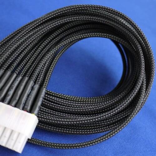 Black PET Braided Wire Sleeve 2 4 6 8 10 12 16 18 20 25mm Tight High Density Insulated Cable Protection Expandable Line Sheath
