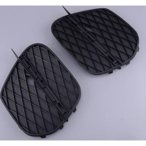Black ABS Front Pair Bumper Lower Grille 51 11 7 222 860fit for BMW X5 E70 Closed Grid 51 11 7 222 859 2011 2012 2013