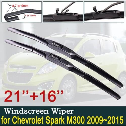 For Chevrolet Spark M300 Daewoo Matiz Creative 2009~2015 Car Wiper Blade Front Windscreen Wipers Car Accessories 2010 2011 2012
