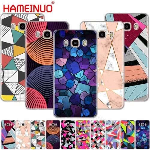 HAMEINUO triangles geometric graphic cover phone case for Samsung Galaxy J1 J2 J3 J5 J7 MINI ACE 2016 2015 prime