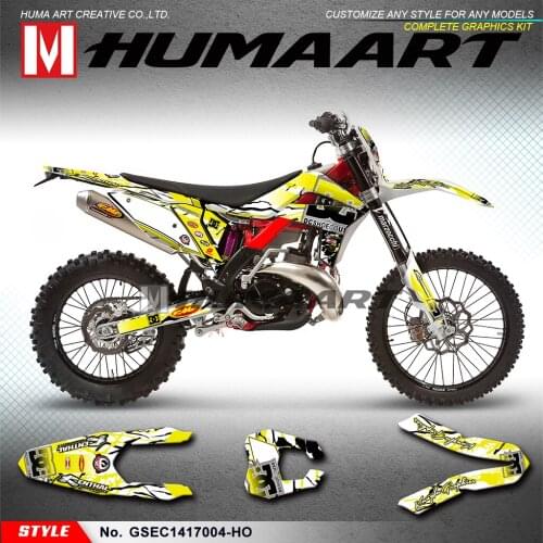 HUMAART Off-Road Stickers Dirt Bike Decals for Gas Gas EC 125 200 250 300 450 EC125 EC200 EC250 EC300 EC450 2014 2015 2016 2017