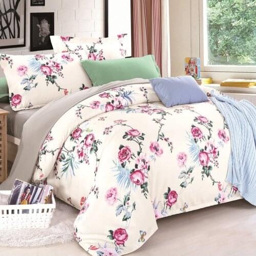 100% cotton satin Quilts Comforter Bedding Sets Bed Sheet Pillow Duvet Cover Single/Double/King Size Adults Quilted